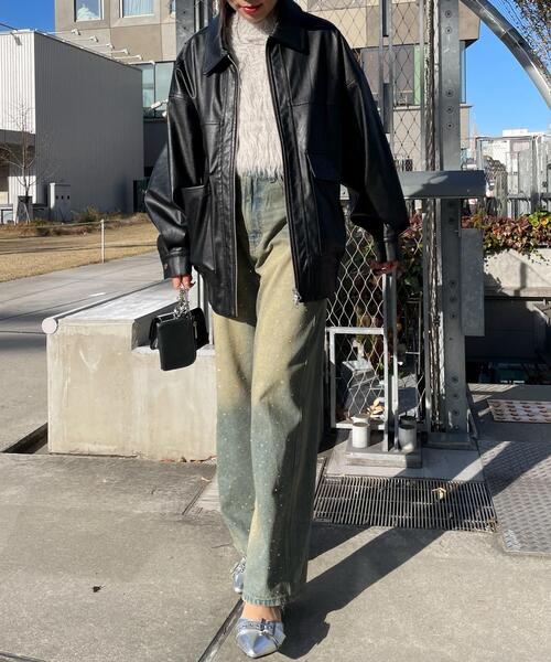 WEGO(ウィゴー)の「WEGO/ラインストーンストレートデニムパンツ(デニムパンツ・レディース・スカイブルー/ブラック・SMALL/MEDIUM)」の19枚目の写真