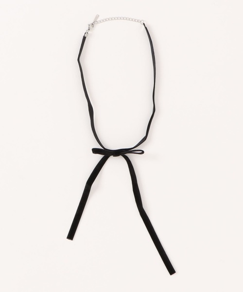 apres jour（アプレジュール）の「【apres jour×ARIAZ】ベロアリボンチョーカー（チョーカー・レディース・ボルドー/ブラック・FREE）」の4枚目の写真