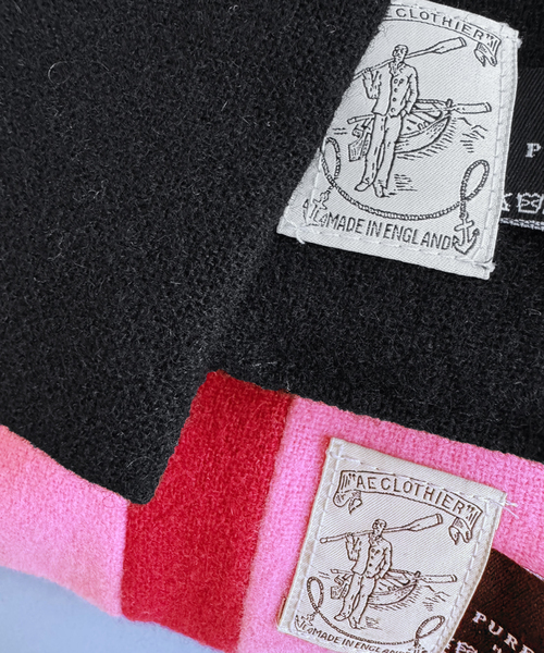 EDIT. FOR LULU(エディットフォールル)の「【A.E. Clothier FOR LULU】SCHOOL SCARF(マフラー・レディース・ブラック/ピンク・FREE)」の16枚目の写真