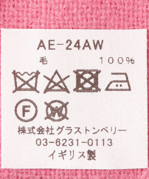 EDIT. FOR LULU(エディットフォールル)の「【A.E. Clothier FOR LULU】SCHOOL SCARF(マフラー・レディース・ブラック/ピンク・FREE)」の9枚目の写真