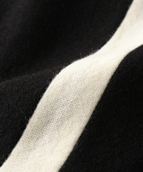 EDIT. FOR LULU(エディットフォールル)の「【A.E. Clothier FOR LULU】SCHOOL SCARF(マフラー・レディース・ブラック/ピンク・FREE)」の3枚目の写真