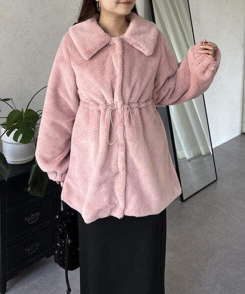 ペリキュール ファーコート pink ペリキュール ファーコート pink