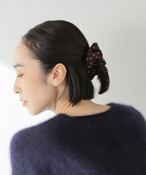 IENA(イエナ)の「IENA ドットプリントシュシュ(シュシュ・レディース・A・FREE)」の4枚目の写真