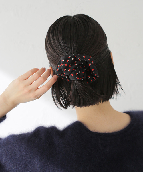 IENA(イエナ)の「IENA ドットプリントシュシュ(シュシュ・レディース・A・FREE)」の5枚目の写真