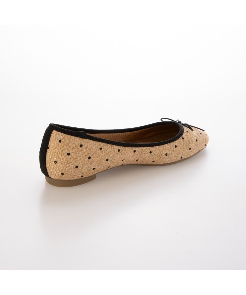 EVOL（イーボル）の「【軽量・クッション入り】ラウンドフラットバレエ IY5628（パンプス・レディース・シルバー/ブラック/ライトピンク/ドット・23.5cm/24.0cm/24.5cm/25.0cm/22.5cm/23.0cm）」の9枚目の写真