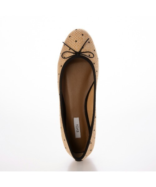 EVOL（イーボル）の「【軽量・クッション入り】ラウンドフラットバレエ IY5628（パンプス・レディース・シルバー/ブラック/ライトピンク/ドット・23.5cm/24.0cm/24.5cm/25.0cm/22.5cm/23.0cm）」の10枚目の写真