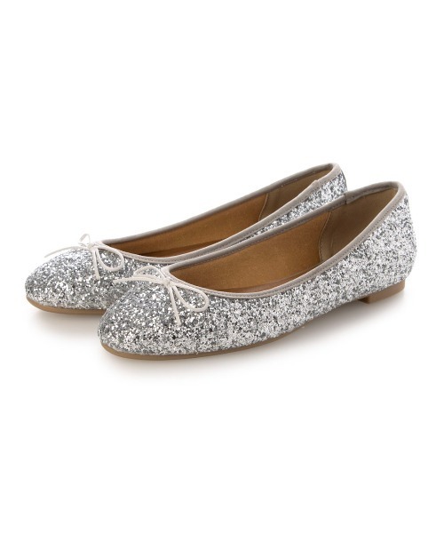 EVOL（イーボル）の「【軽量・クッション入り】ラウンドフラットバレエ IY5628（パンプス・レディース・シルバー/ブラック/ライトピンク/ドット・23.5cm/24.0cm/24.5cm/25.0cm/22.5cm/23.0cm）」の17枚目の写真