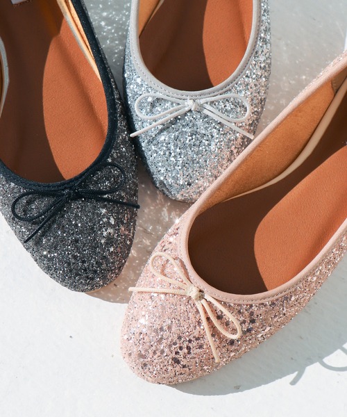 EVOL（イーボル）の「【軽量・クッション入り】ラウンドフラットバレエ IY5628（パンプス・レディース・シルバー/ブラック/ライトピンク/ドット・23.5cm/24.0cm/24.5cm/25.0cm/22.5cm/23.0cm）」の20枚目の写真