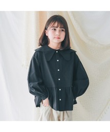 NHT | エヌエイチティー なみなみ衿ブラスス(シャツ/ブラウス)