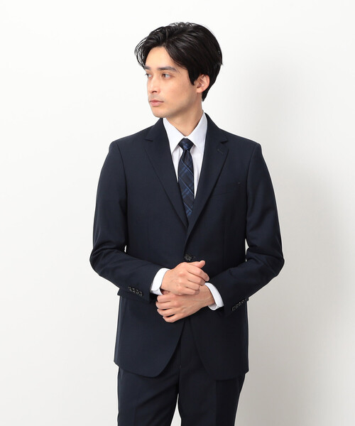 COMME CA ISM(コムサイズム)の「イージーケア 市松柄 ドレスシャツ(ビジネスシャツ・メンズ・ネイビー/ホワイト・SMALL/MEDIUM/LARGE/X-LARGE)」の8枚目の写真