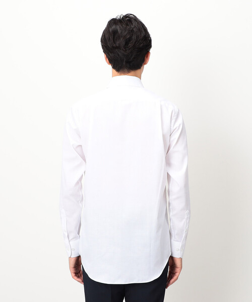 COMME CA ISM(コムサイズム)の「イージーケア 市松柄 ドレスシャツ(ビジネスシャツ・メンズ・ネイビー/ホワイト・SMALL/MEDIUM/LARGE/X-LARGE)」の12枚目の写真