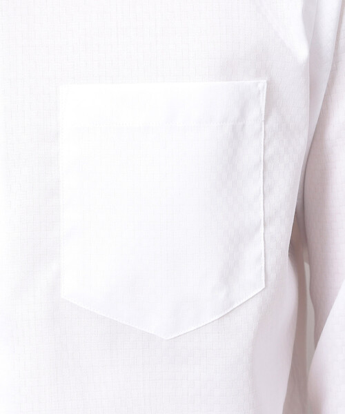 COMME CA ISM(コムサイズム)の「イージーケア 市松柄 ドレスシャツ(ビジネスシャツ・メンズ・ネイビー/ホワイト・SMALL/MEDIUM/LARGE/X-LARGE)」の14枚目の写真