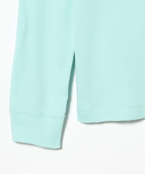 Ray BEAMS（レイビームス）の「【別注】athletic wear MASON / スマイル ロングスリーブT（Tシャツ/カットソー・レディース・ホワイト/サックスブルー・ONE SIZE）」の8枚目の写真