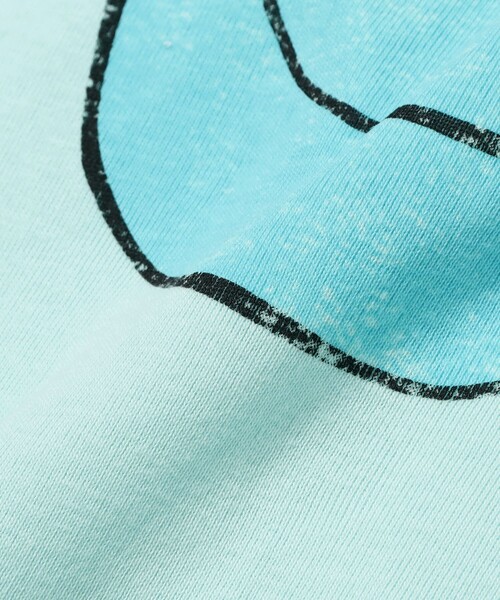 Ray BEAMS（レイビームス）の「【別注】athletic wear MASON / スマイル ロングスリーブT（Tシャツ/カットソー・レディース・ホワイト/サックスブルー・ONE SIZE）」の10枚目の写真