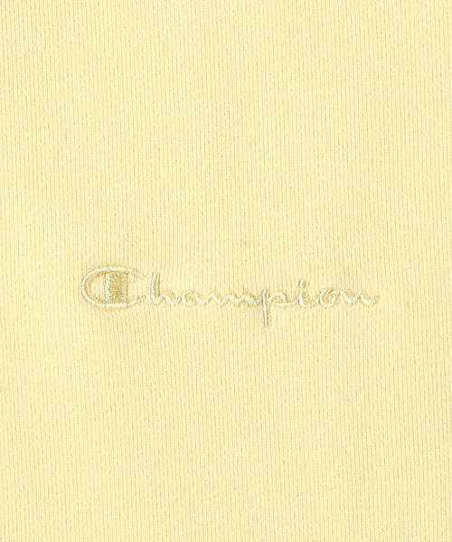 Champion(チャンピオン)の「Champion(チャンピオン)【レディース】無地パーカー(パーカー・レディース・イエロー/グリーン/ピンク・S/M/L/XL)」の8枚目の写真