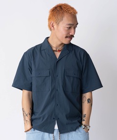 マイクロリップ半袖シャツ