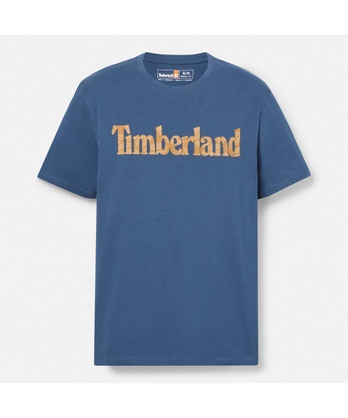Timberland(ティンバーランド)の「メンズ 半袖 フローラル ワードマーク ロゴ Tシャツ(Tシャツ/カットソー・メンズ・ネイビー・XX-LARGE/XXX-LARGE/X-SMALL/X-LARGE/SMALL/MEDIUM/LARGE)」の4枚目の写真