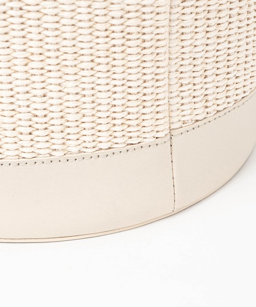 レザーコンビバケツバッグ（かごバッグ）｜LA MARINE FRANCAISE