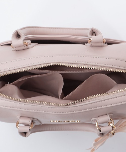 リボン刺繍キルトボストン（ボストンバッグ）｜axes femme（アクシーズ