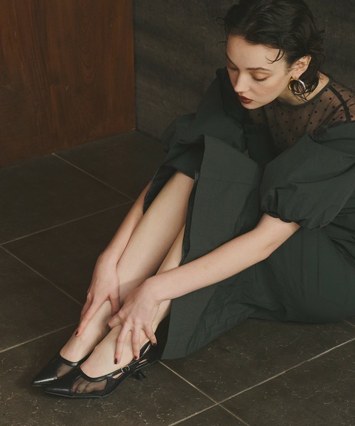ANDRESD(アンドレスド)の「ポインテッドトゥシューズ / pointed toe shoes(パンプス・レディース・ボルドー/ベージュ/ブラック・37/36/39/38)」の8枚目の写真