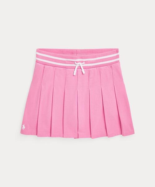 セール】プリ―テッド コットン ジャージー スコート（スカート