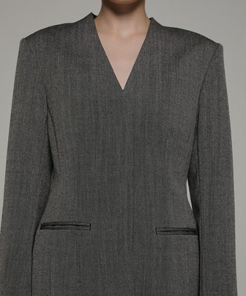 ジャケット・アウター sante by etre tokyo SANTEダブルブレストボクシージャケット(S GREY): アウター