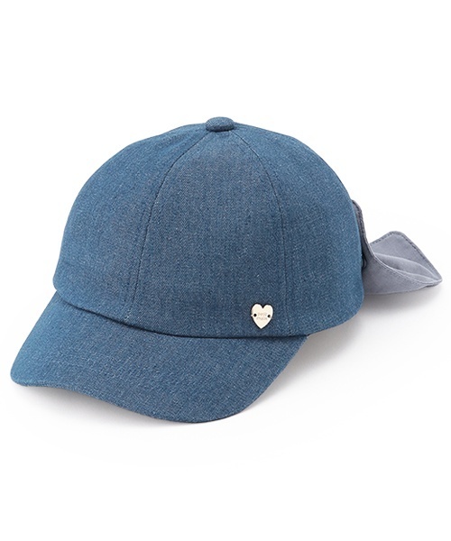 petit main（プティマイン）の「日除けリボン付きキャップ（キャップ・キッズ・ライトピンク/アイボリー/ベージュ/ブルー・54cm/50cm/52cm）」の18枚目の写真