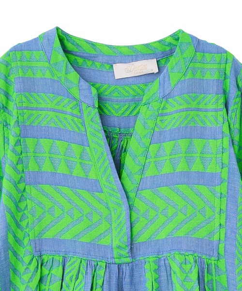 ROSE BUD(ローズバッド)の「【ROSE BUD別注】(DEVOTION TWINS)LONG SLEEVE TIERD DRESS(ワンピース・レディース・グリーン・ONE SIZE)」の3枚目の写真