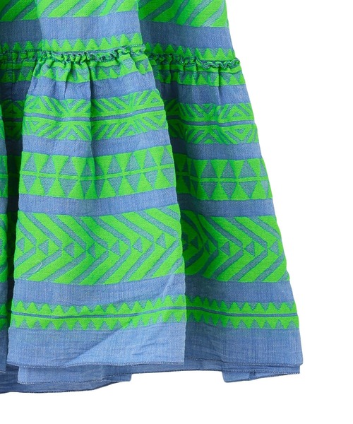 ROSE BUD(ローズバッド)の「【ROSE BUD別注】(DEVOTION TWINS)LONG SLEEVE TIERD DRESS(ワンピース・レディース・グリーン・ONE SIZE)」の5枚目の写真