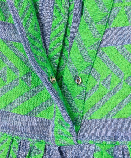 ROSE BUD(ローズバッド)の「【ROSE BUD別注】(DEVOTION TWINS)LONG SLEEVE TIERD DRESS(ワンピース・レディース・グリーン・ONE SIZE)」の6枚目の写真