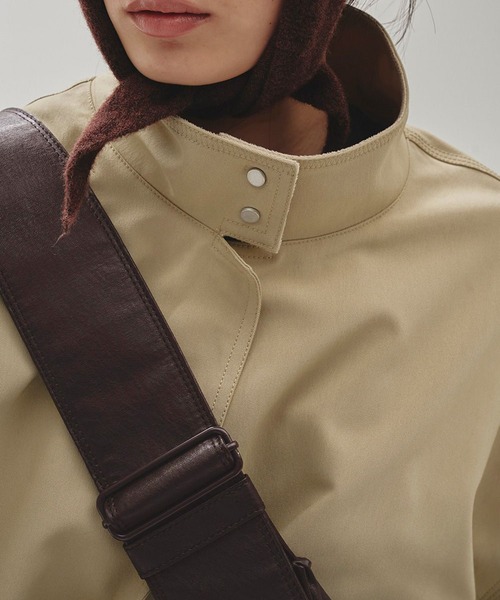 TODAYFUL（トゥデイフル）の「【TODAYFUL/トゥデイフル】Standcollar Warm Blouzon/スタンドカラーブルゾン（ブルゾン・レディース・サンドベージュ/ブラック・36/38）」の5枚目の写真