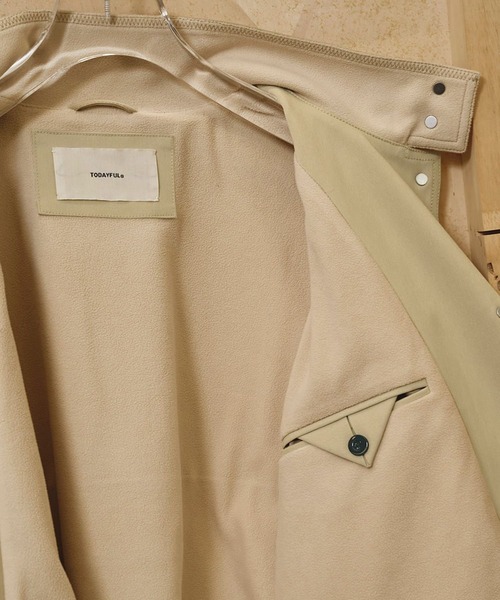TODAYFUL（トゥデイフル）の「【TODAYFUL/トゥデイフル】Standcollar Warm Blouzon/スタンドカラーブルゾン（ブルゾン・レディース・サンドベージュ/ブラック・36/38）」の11枚目の写真