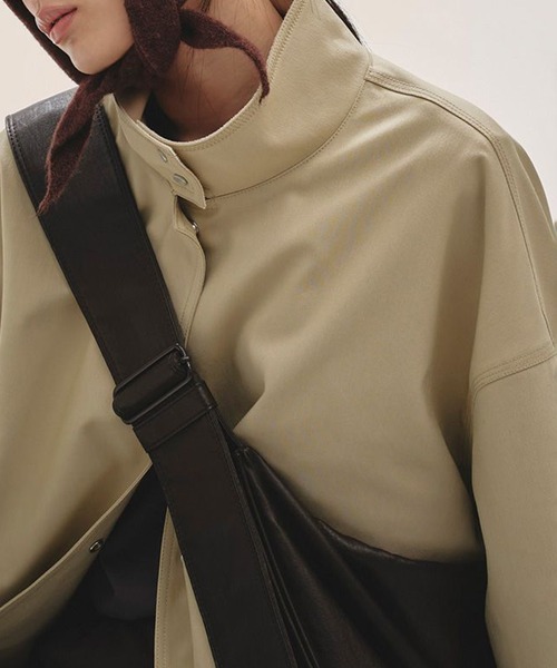 TODAYFUL（トゥデイフル）の「【TODAYFUL/トゥデイフル】Standcollar Warm Blouzon/スタンドカラーブルゾン（ブルゾン・レディース・サンドベージュ/ブラック・36/38）」の6枚目の写真