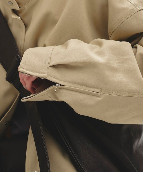 TODAYFUL（トゥデイフル）の「【TODAYFUL/トゥデイフル】Standcollar Warm Blouzon/スタンドカラーブルゾン（ブルゾン・レディース・サンドベージュ/ブラック・36/38）」の8枚目の写真