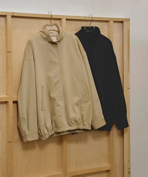 TODAYFUL（トゥデイフル）の「【TODAYFUL/トゥデイフル】Standcollar Warm Blouzon/スタンドカラーブルゾン（ブルゾン・レディース・サンドベージュ/ブラック・36/38）」の13枚目の写真