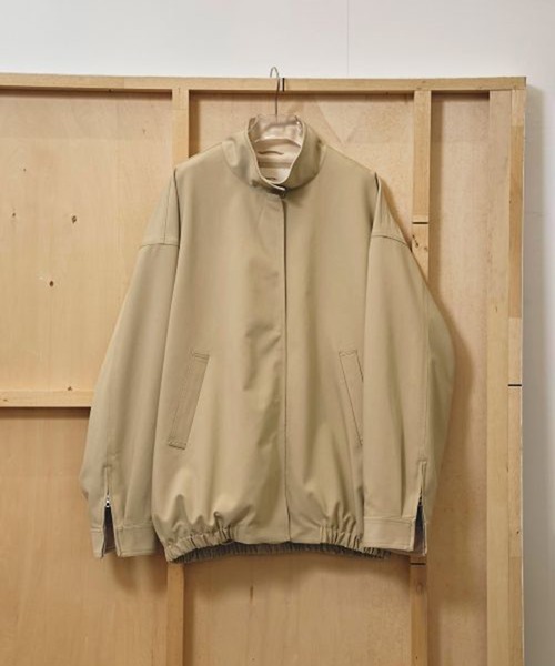 TODAYFUL（トゥデイフル）の「【TODAYFUL/トゥデイフル】Standcollar Warm Blouzon/スタンドカラーブルゾン（ブルゾン・レディース・サンドベージュ/ブラック・36/38）」の12枚目の写真