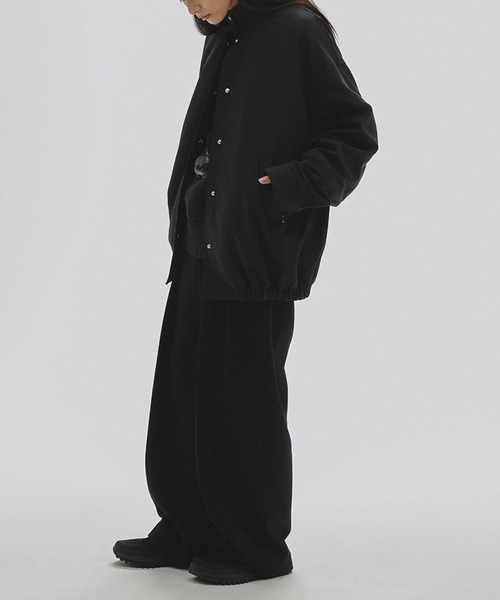 TODAYFUL（トゥデイフル）の「【TODAYFUL/トゥデイフル】Standcollar Warm Blouzon/スタンドカラーブルゾン（ブルゾン・レディース・サンドベージュ/ブラック・36/38）」の14枚目の写真