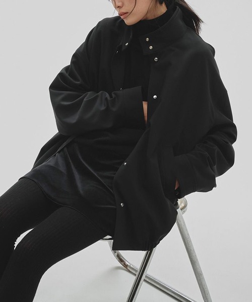 TODAYFUL（トゥデイフル）の「【TODAYFUL/トゥデイフル】Standcollar Warm Blouzon/スタンドカラーブルゾン（ブルゾン・レディース・サンドベージュ/ブラック・36/38）」の16枚目の写真