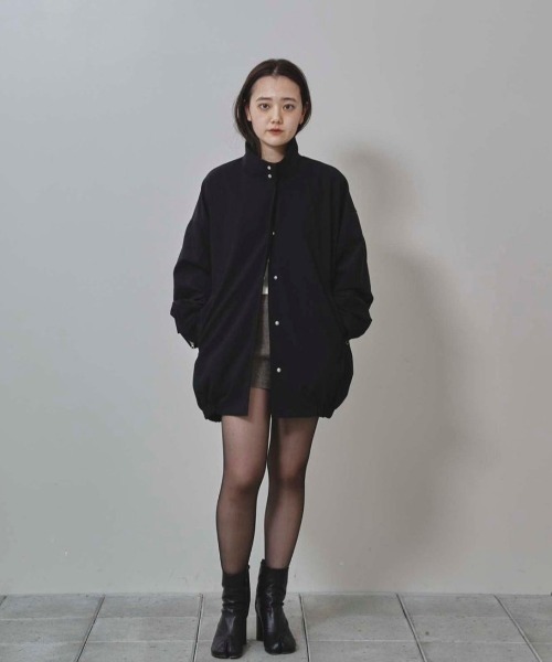 TODAYFUL（トゥデイフル）の「【TODAYFUL/トゥデイフル】Standcollar Warm Blouzon/スタンドカラーブルゾン（ブルゾン・レディース・サンドベージュ/ブラック・36/38）」の18枚目の写真