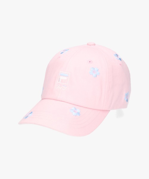 FILA(フィラ)の「FILA SAKURA 6P CAP / フィラ(キャップ・レディース・ベージュ/ネイビー/ブラック/ピンク・57~59cm)」の1枚目の写真