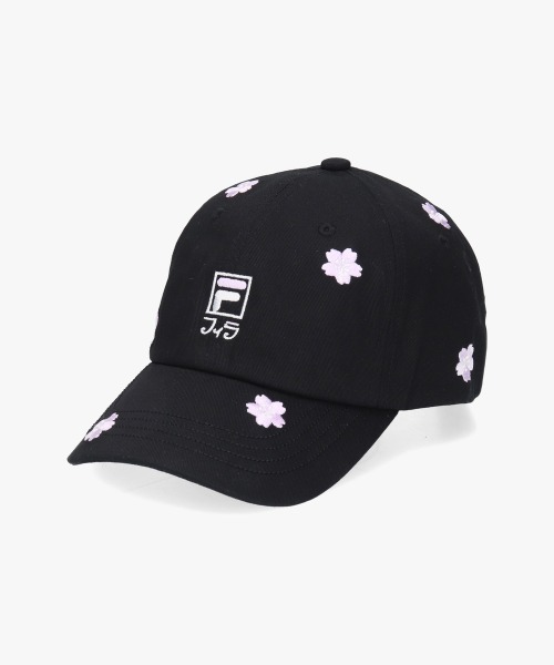 FILA(フィラ)の「FILA SAKURA 6P CAP / フィラ(キャップ・レディース・ベージュ/ネイビー/ブラック/ピンク・57~59cm)」の12枚目の写真
