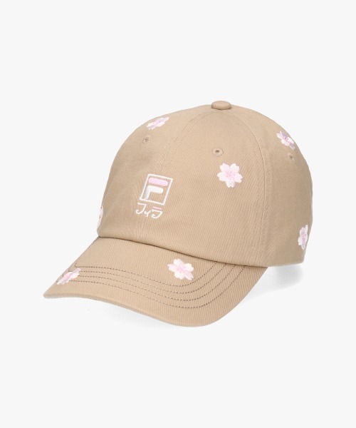 FILA(フィラ)の「FILA SAKURA 6P CAP / フィラ(キャップ・レディース・ベージュ/ネイビー/ブラック/ピンク・57~59cm)」の14枚目の写真