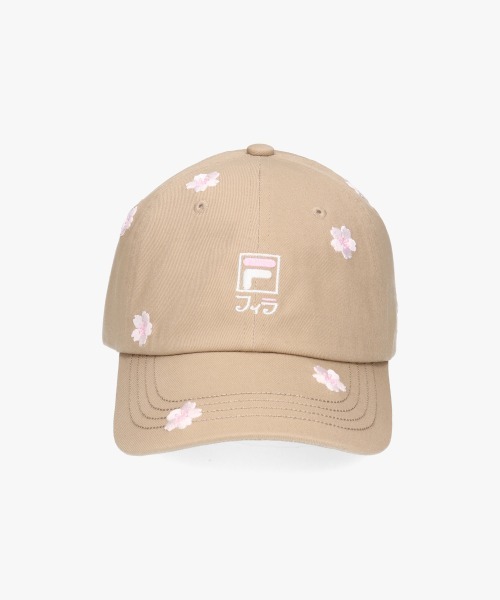 FILA(フィラ)の「FILA SAKURA 6P CAP / フィラ(キャップ・レディース・ベージュ/ネイビー/ブラック/ピンク・57~59cm)」の15枚目の写真
