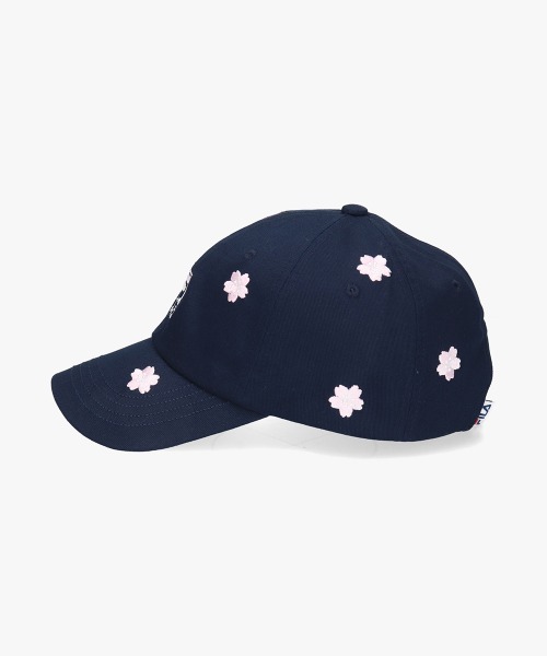 FILA(フィラ)の「FILA SAKURA 6P CAP / フィラ(キャップ・レディース・ベージュ/ネイビー/ブラック/ピンク・57~59cm)」の8枚目の写真