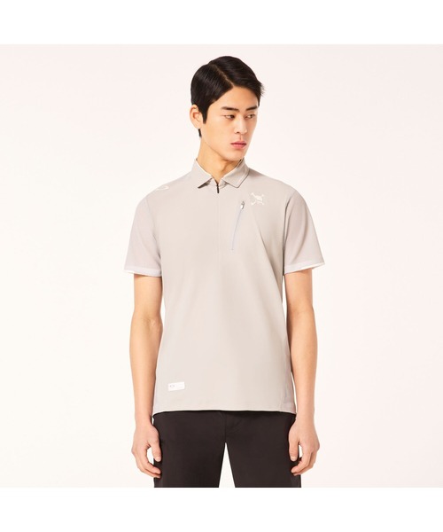 セール】オークリ― SKULL SYNCHRO HALVE HYBRID SHIRT / POLO SHIRT