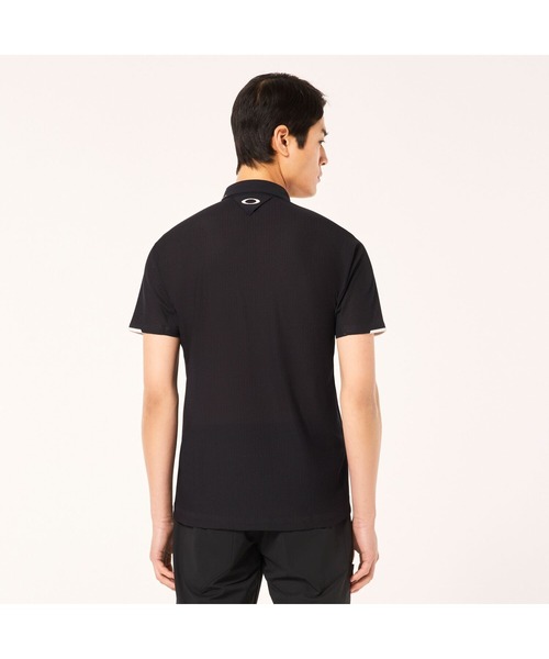 OAKLEY(オークリー)の「オークリ― SKULL SYNCHRO HALVE HYBRID SHIRT / POLO SHIRT ポロシャツ/ GOLF ゴルフ/OAKLEY(シャツ/ブラウス・メンズ・ブラック/グレー・XL/L/M/S)」の9枚目の写真