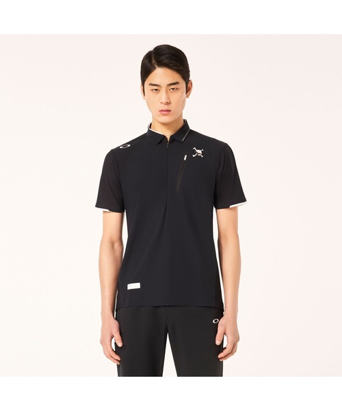 OAKLEY(オークリー)の「オークリ― SKULL SYNCHRO HALVE HYBRID SHIRT / POLO SHIRT ポロシャツ/ GOLF ゴルフ/OAKLEY(シャツ/ブラウス・メンズ・ブラック/グレー・XL/L/M/S)」の10枚目の写真