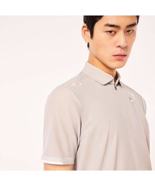 OAKLEY(オークリー)の「オークリ― SKULL SYNCHRO HALVE HYBRID SHIRT / POLO SHIRT ポロシャツ/ GOLF ゴルフ/OAKLEY(シャツ/ブラウス・メンズ・ブラック/グレー・XL/L/M/S)」の13枚目の写真