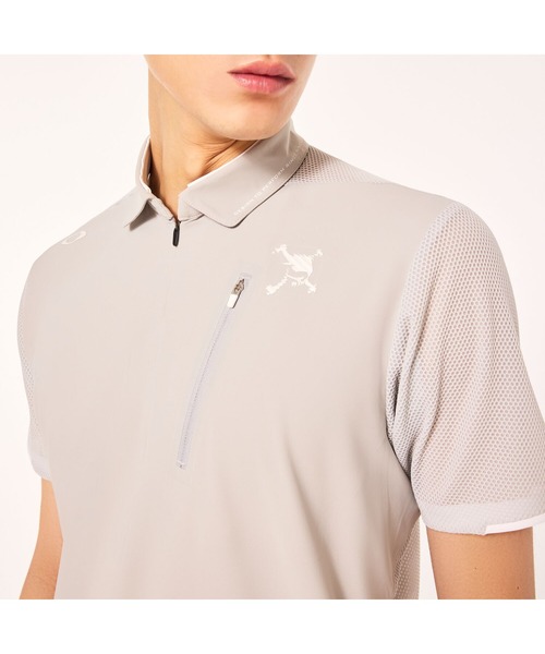 OAKLEY(オークリー)の「オークリ― SKULL SYNCHRO HALVE HYBRID SHIRT / POLO SHIRT ポロシャツ/ GOLF ゴルフ/OAKLEY(シャツ/ブラウス・メンズ・ブラック/グレー・XL/L/M/S)」の17枚目の写真
