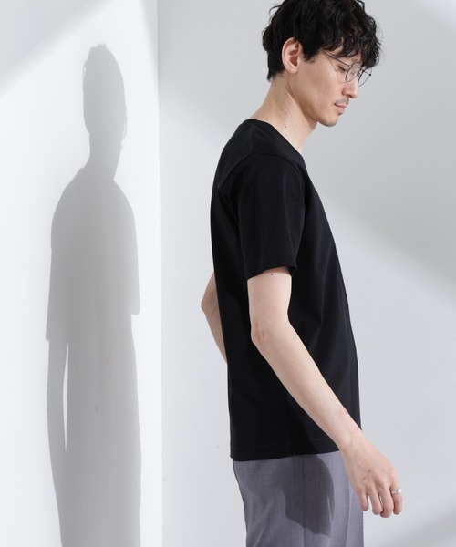 NANO universe（ナノユニバース）の「アンチスメル VネックTシャツ 半袖（Tシャツ/カットソー・メンズ・グレー/ブルーグリーン/ブラック/ホワイト・XL/L/M/S）」の14枚目の写真